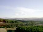 Вид на симферопольское водохранилище и гору Чатырдаг.